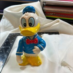 Blue and Yellow Duck Figurine
